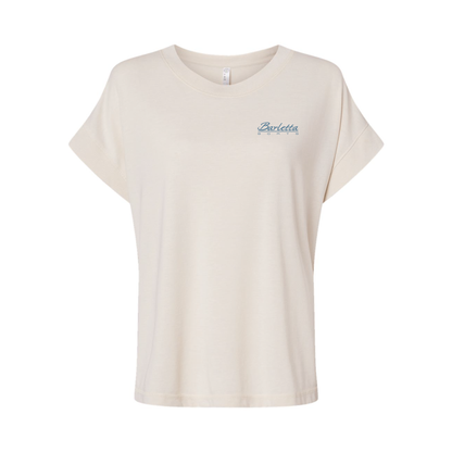 Barletta Summer Vibes Boat Women's Vintage Wash Crop Tee