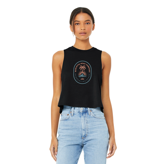 Barletta Summertime Ready Women's Racerback Crop Tank