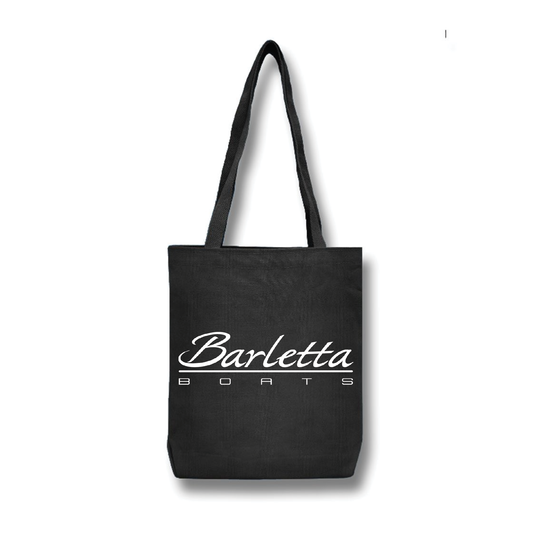 Barletta Black Canvas Tote Bag