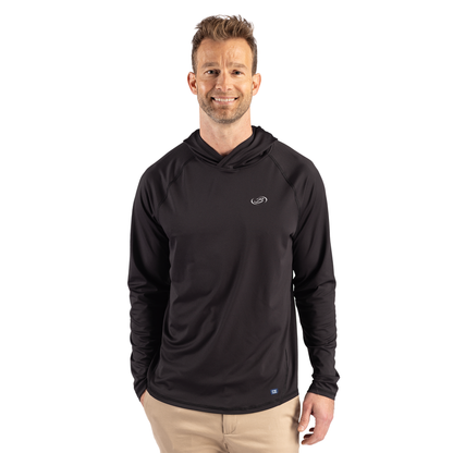 Cutter & Buck Prospect Recycled Featherlight Stretch Mens Hooded Pullover