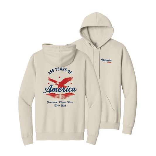 250 Years of America Eagle Design Unisex Hooded Sweatshirt
