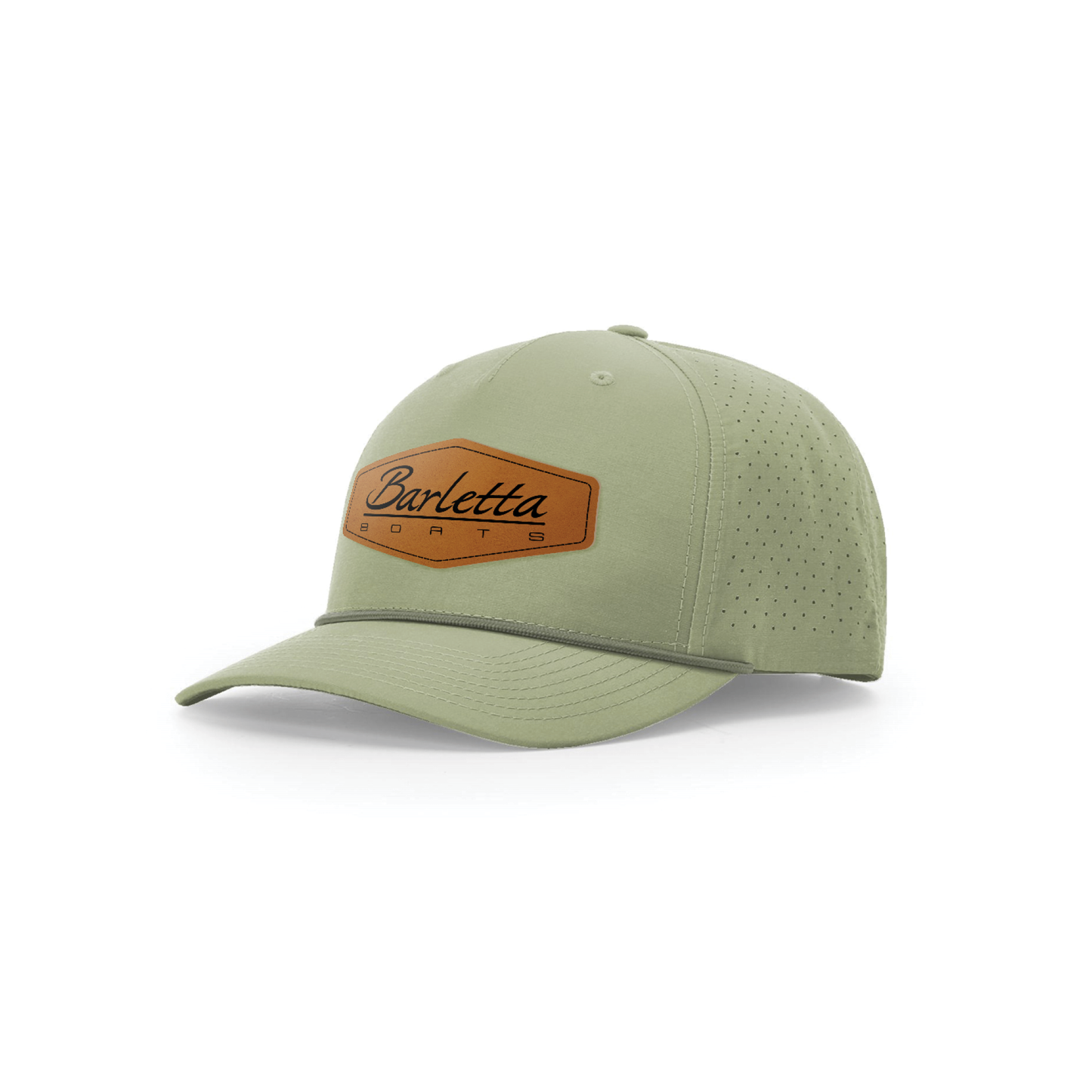 Barletta Light Leather Patch Perf Rope Cap
