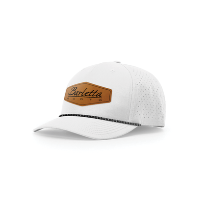 Barletta Light Leather Patch Perf Rope Cap