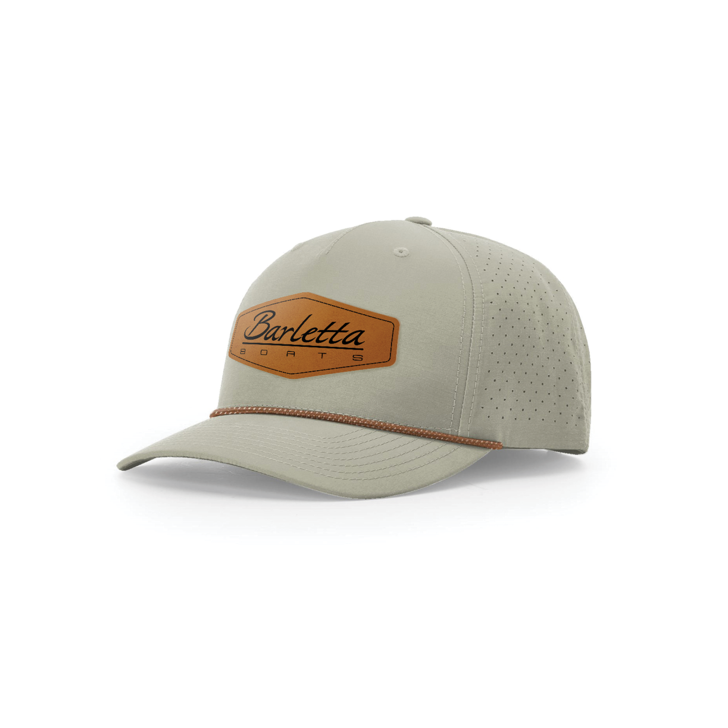 Barletta Light Leather Patch Perf Rope Cap