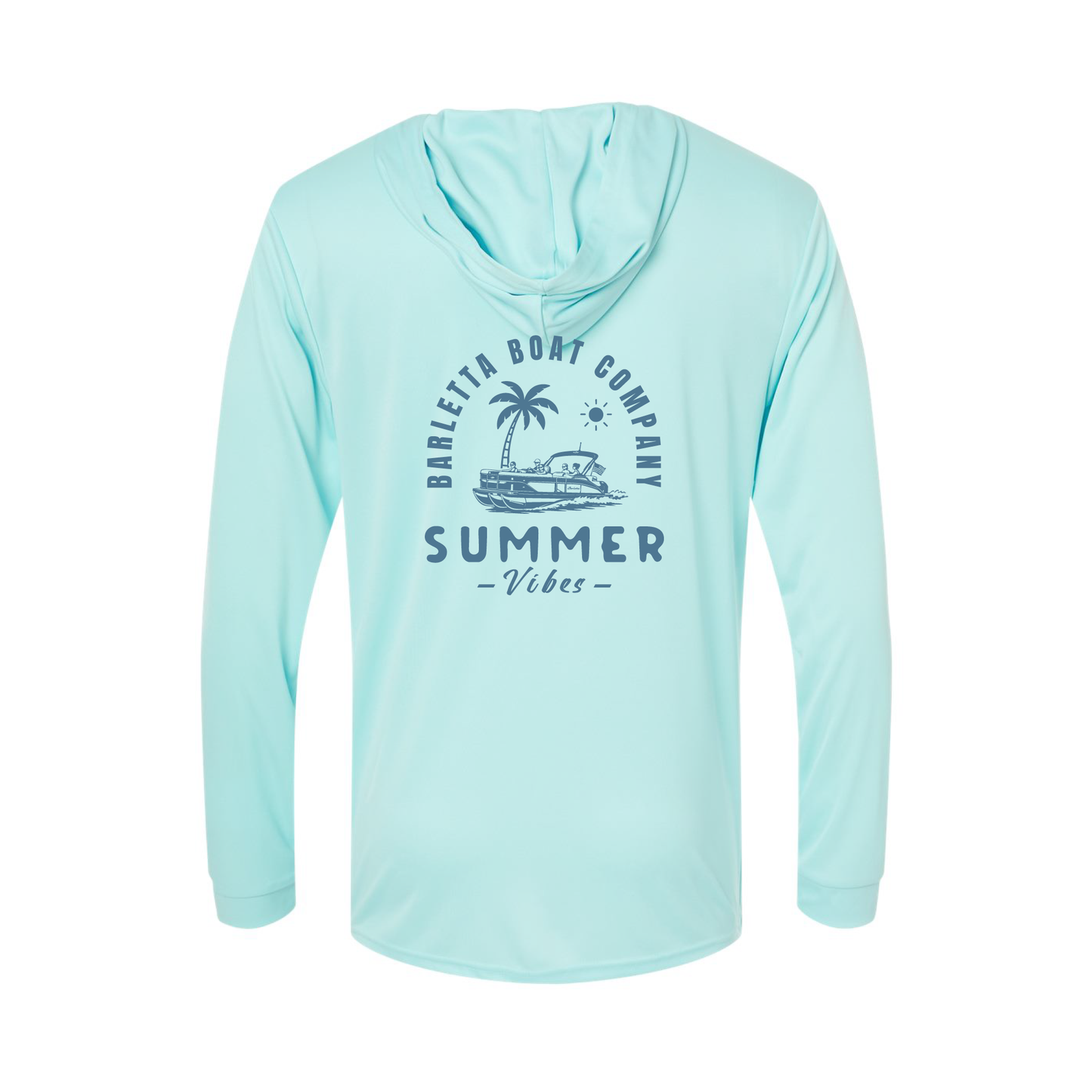 Barletta Summer Vibes Boat Unisex Bahama Performance Hooded Long Sleeve