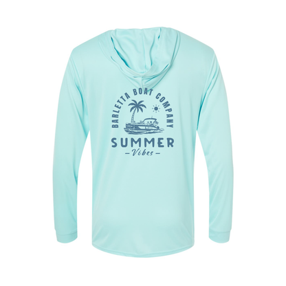 Barletta Summer Vibes Boat Unisex Bahama Performance Hooded Long Sleeve