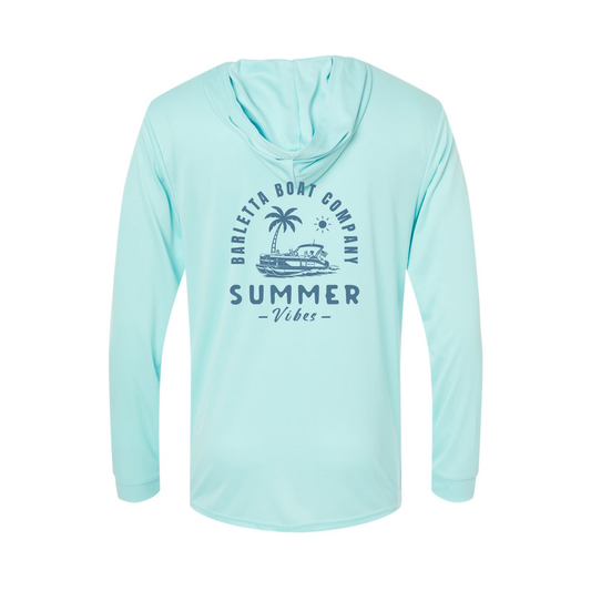 Barletta Summer Vibes Boat Unisex Bahama Performance Hooded Long Sleeve
