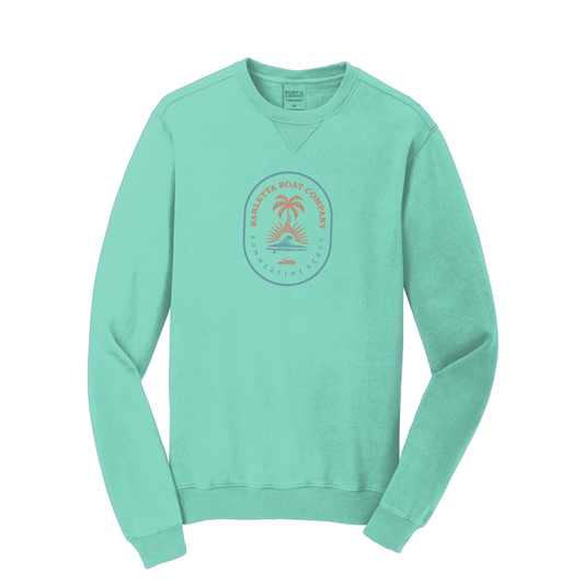 Barletta Summertime Ready Unisex Beach Wash Crewneck Sweatshirt