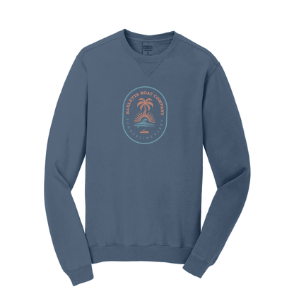 Barletta Summertime Ready Unisex Beach Wash Crewneck Sweatshirt