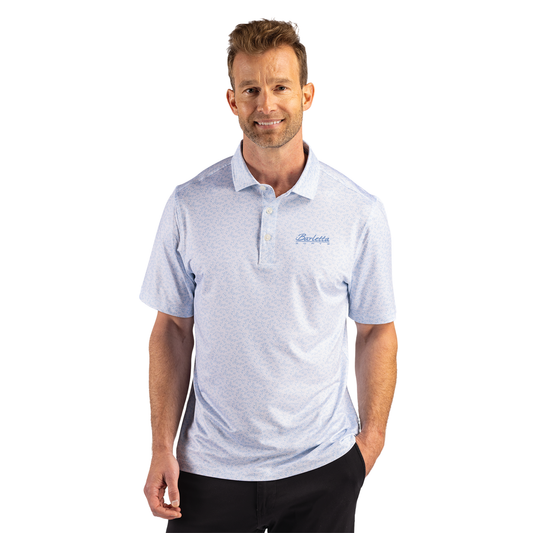 Cutter & Buck Pike Recycled Fern Print Mens Polo