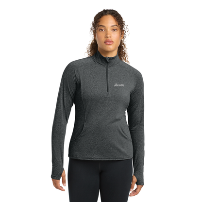 Sport-Tek® Women's Sport-Wick® Stretch 1/4-Zip Pullover