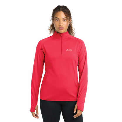 Sport-Tek® Women's Sport-Wick® Stretch 1/4-Zip Pullover