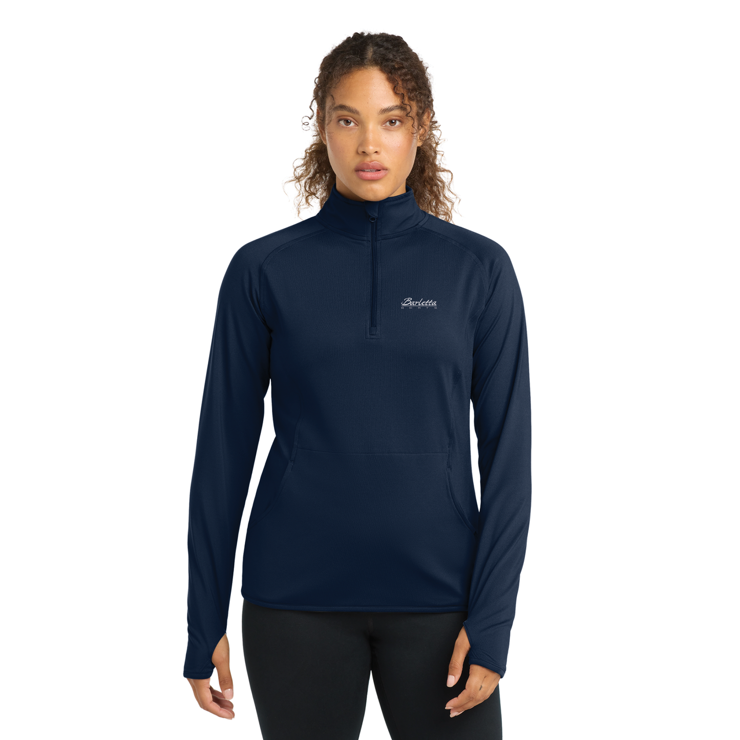 Sport-Tek® Women's Sport-Wick® Stretch 1/4-Zip Pullover